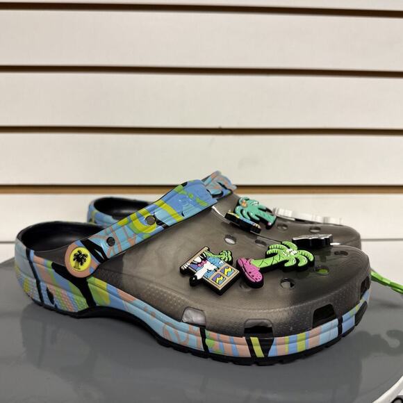 Crocs Steve Harrington‎ Classic Translucent Clogs 208144-90h M8/W10 Unisex NEW - Picture 1 of 14